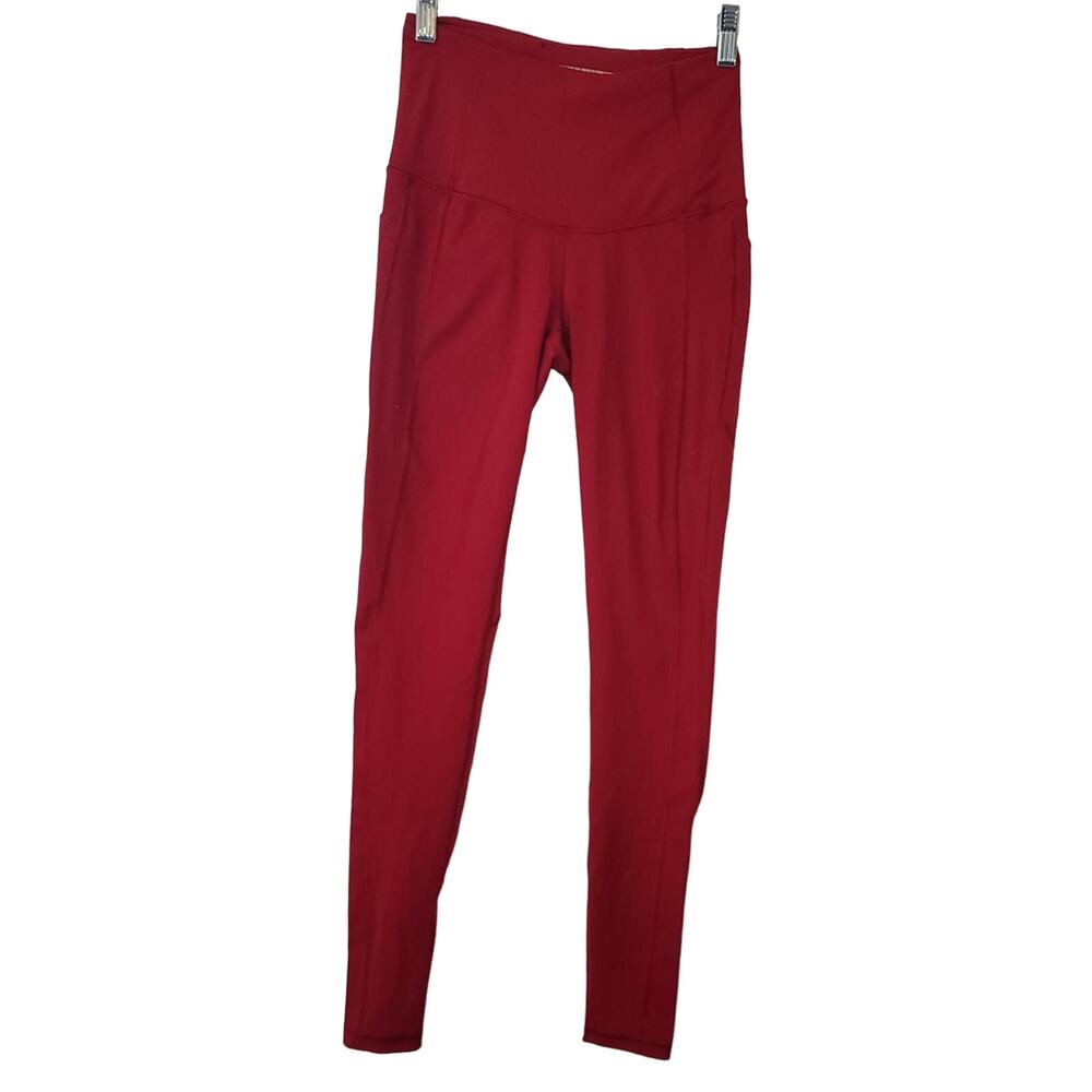 Victoria's secret Sport women's red workout yoga running legged with pockets XS